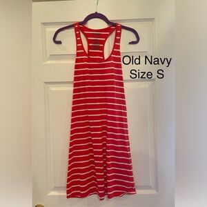 Old Navy Striped Sleeveless Dress